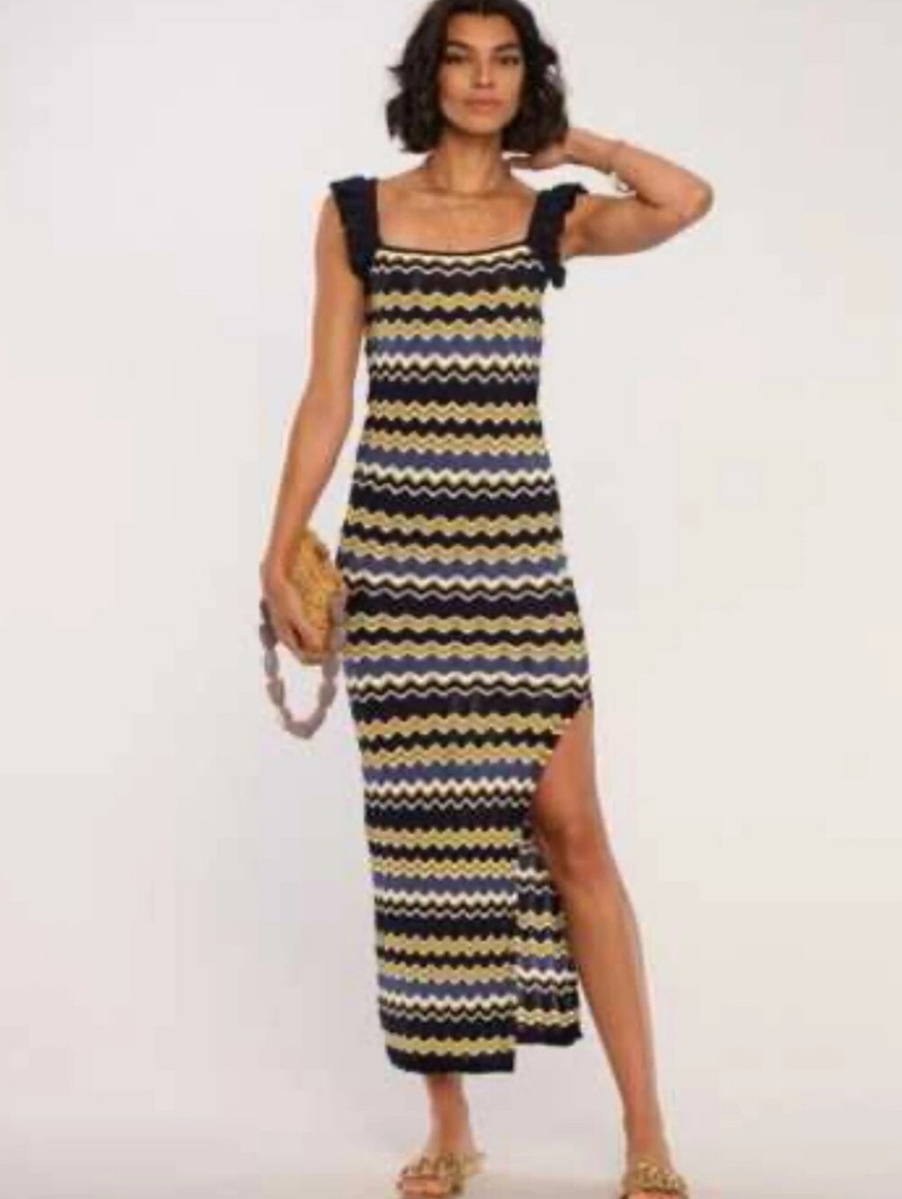 Heartloom Bennet Cotton Knit Maxi Dress Women’s Size XS Feminine Summer